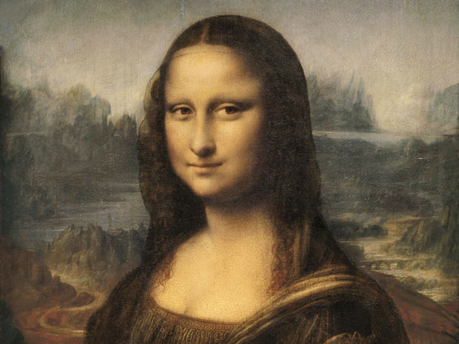 Mona Lisa oil wood panel Leonardo da