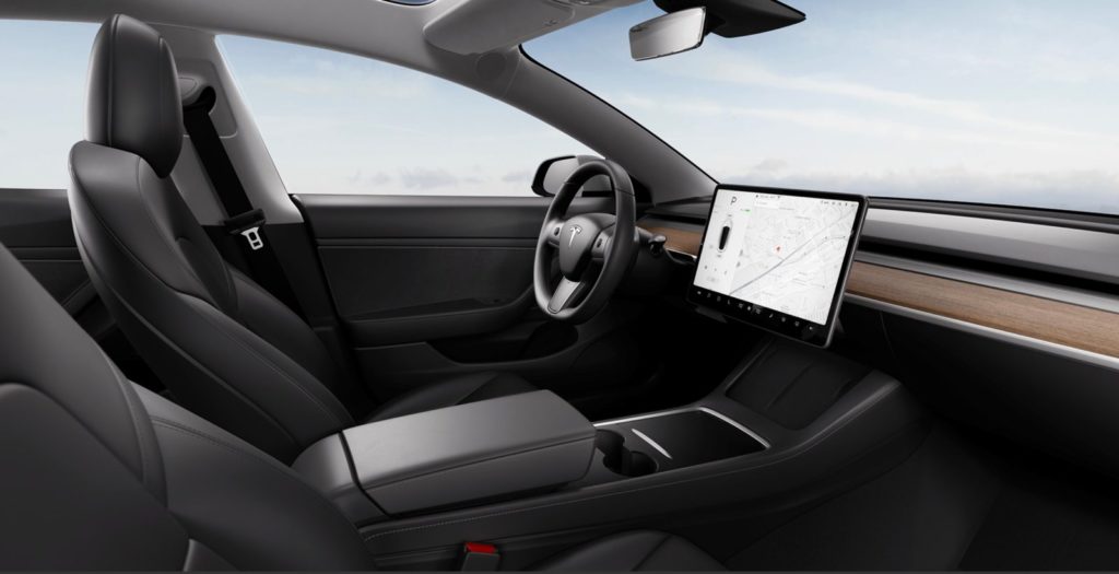 Tesla Model 3 2021 interior